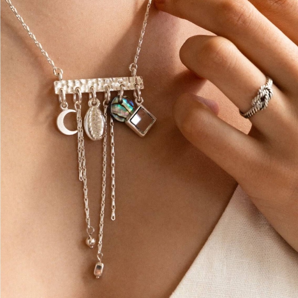 Alex & Ani Puka Shell Charm Necklace